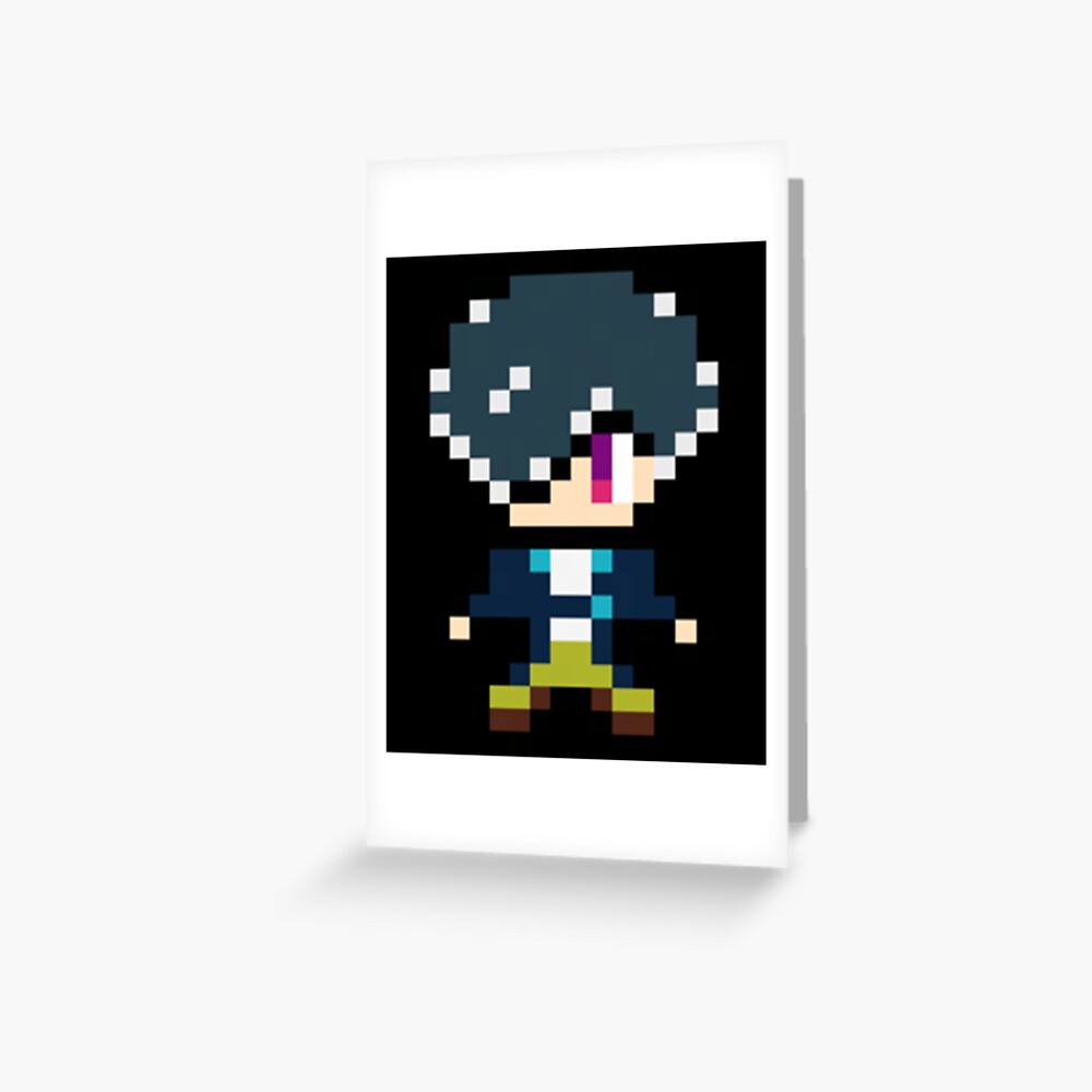 Obey Me Belphegor Casual Outfit Pixel Art Classic Greeting Card By Rocksspphuma Redbubble 8255