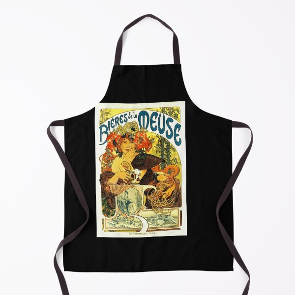 Item preview, Beer BIERES DE LA MEUSE Advertisement Alphonse Mucha Art Nouveau Poster designed and sold by kinlawahcoccatt.