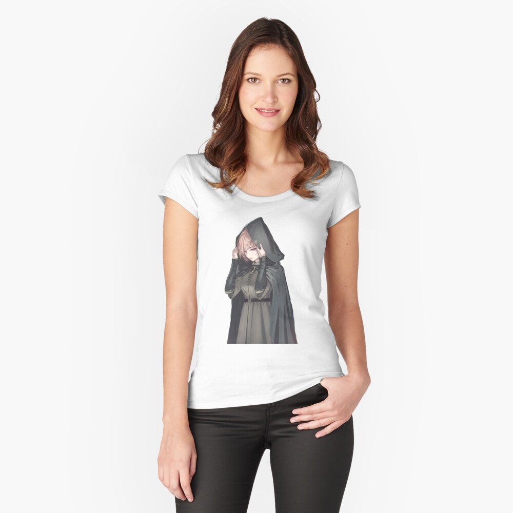 Vista previa del artículo con la obra «Camiseta entallada de cuello ancho», diseñado y vendido por GenevieBetynFry.