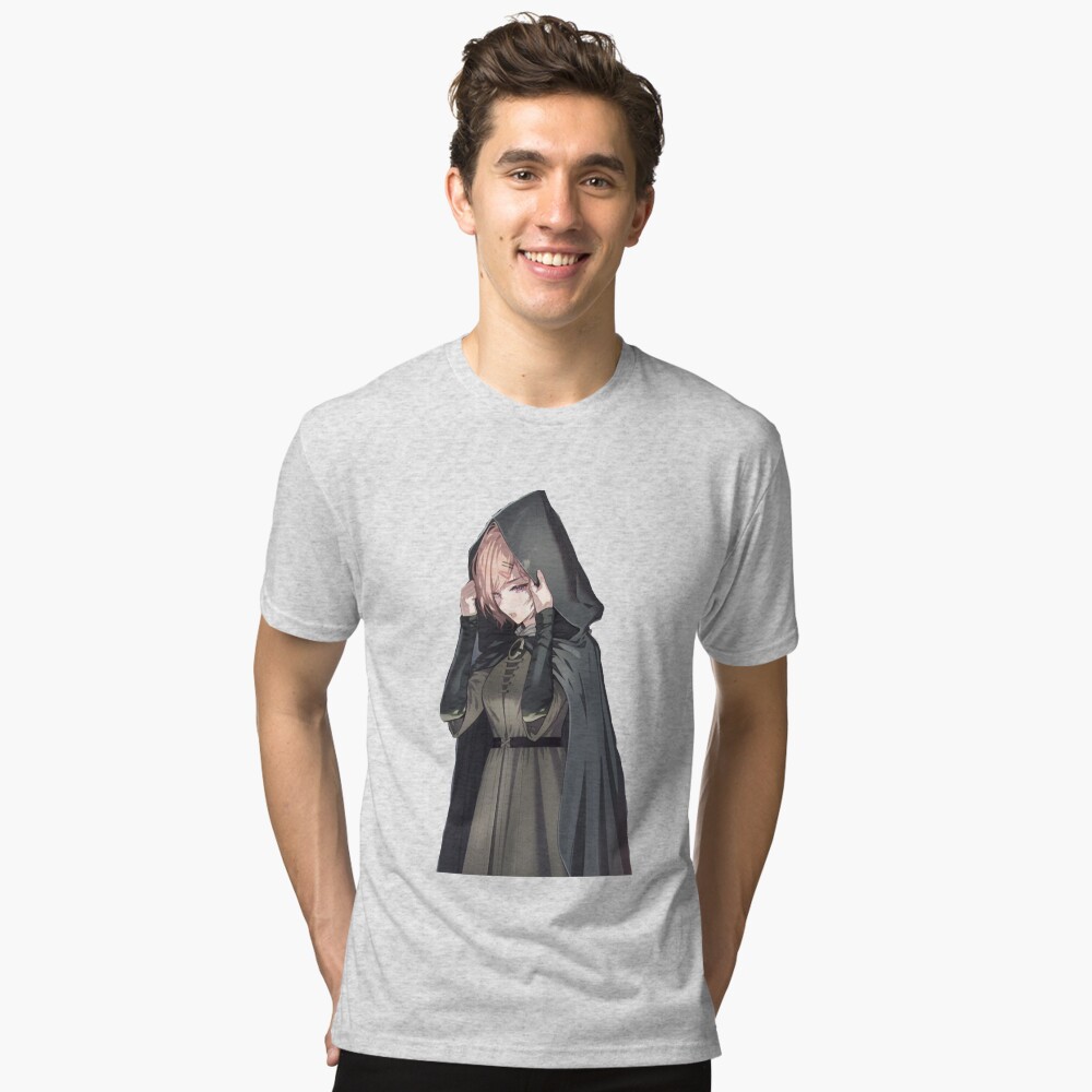 Vista previa del artículo con la obra «Camiseta de tejido mixto», diseñado y vendido por GenevieBetynFry.