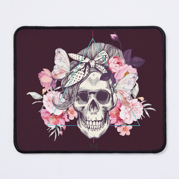 Item preview, butterfly skull designed and sold by Hoetoons.