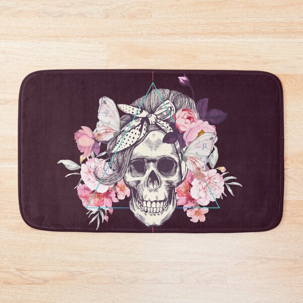 Item preview, butterfly skull designed and sold by Hoetoons.