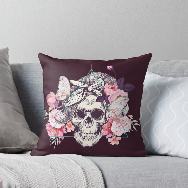 Item preview, butterfly skull designed and sold by Hoetoons.