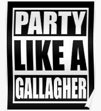 Party like a Gallagher! Poster