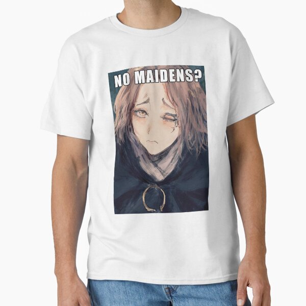 Convince Action Role-Playing Game Humor No Maidens Retro Wave Classic T-Shirt