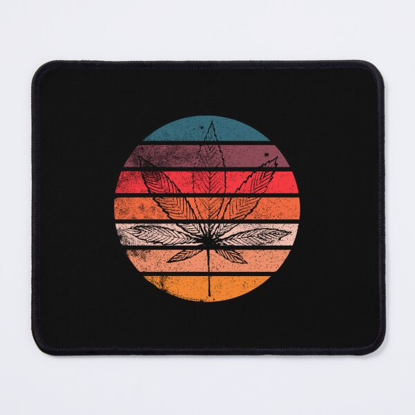 Item preview, Retro Pot Leaf Sunset designed and sold by Suzalicious.