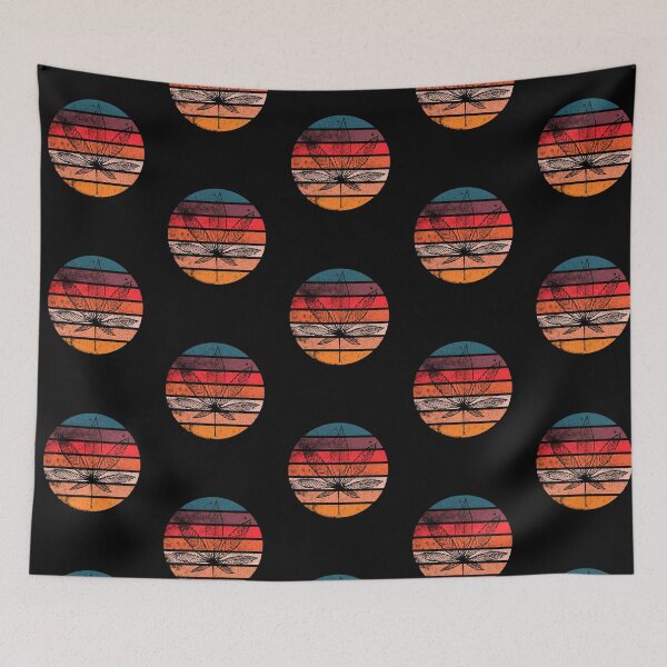 Item preview, Retro Pot Leaf Sunset designed and sold by Suzalicious.