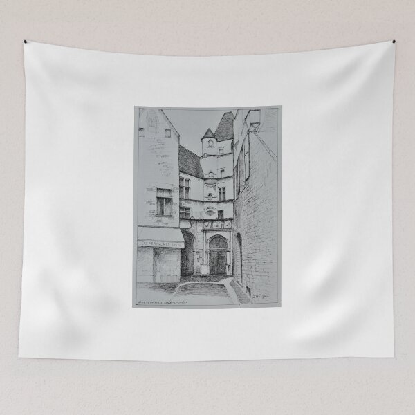 Item preview, Hôtel de Maleville, Sarlat-la-Canéda, France designed and sold by Dai Wynn Fine Art.