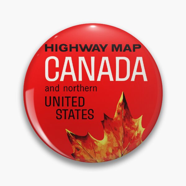 Item preview, Mapa de carreteras de Canadá (1964) designed and sold by Mid-Century Pretty.