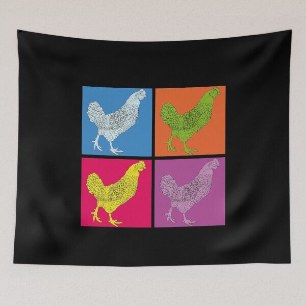 Item preview, Chicken Pop Art Farming Hen Farmer Farn Animal Chicken designed and sold by bestshirtdesign.