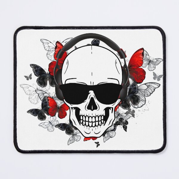 Item preview, butterfly skull designed and sold by Hoetoons.