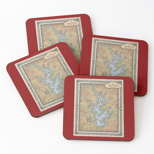 Item preview, Lake Norman North Carolina Map Art Lisa M I D D L E T O N Maps Wholesale And Hand Paintings Classic, Trending Now designed and sold by DaviidSTORE.