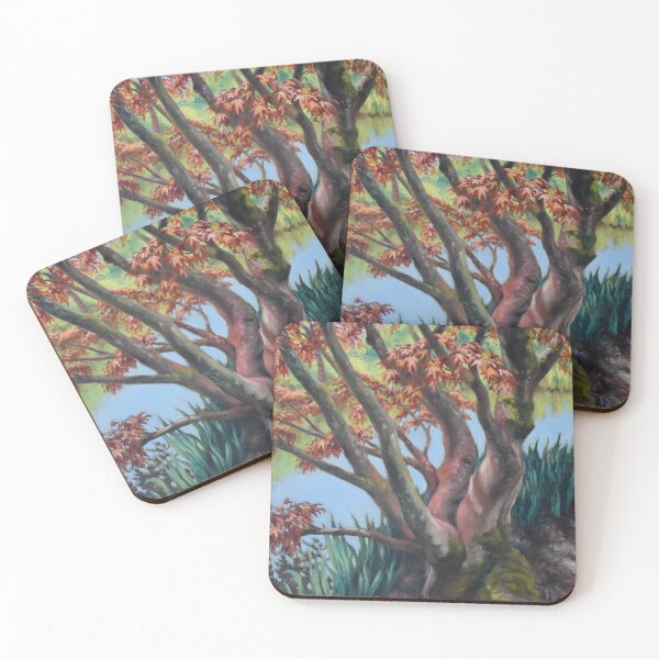 Item preview, Red Maple Landscape with Water designed and sold by Andrea Walters.