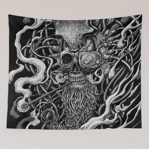 Item preview, Cyberpunk death skull ( Winya No. 199 ) designed and sold by Winya.