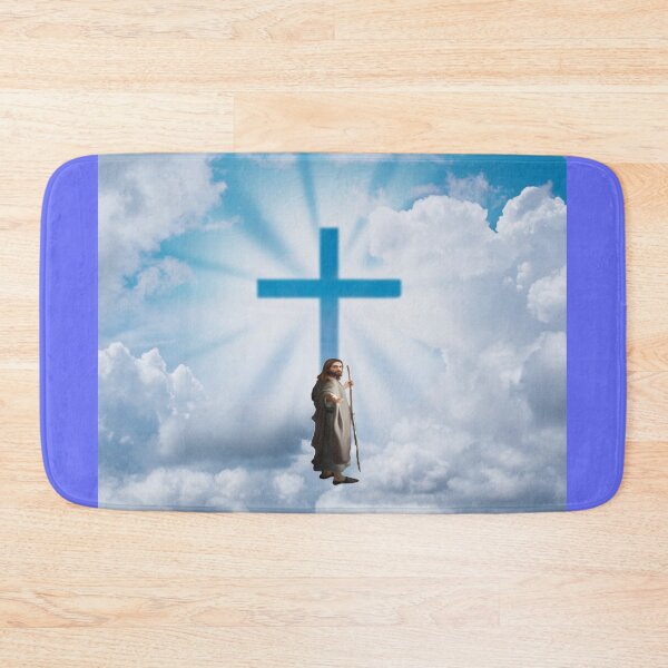 Item preview, The cross Jesus Christ welcomes you LB designed and sold by Rowena Jones.