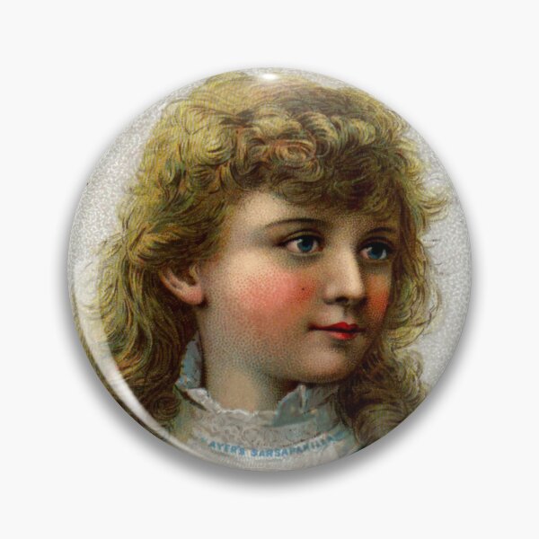Item preview, Vintage Quack Medicine Advertisement, Ayer's Sarsaparilla, Pretty Little Girl designed and sold by hjsmith.