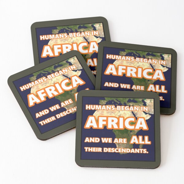 Item preview, HUMANS BEGAN IN AFRICA (Version 2) designed and sold by BrandoCafe.