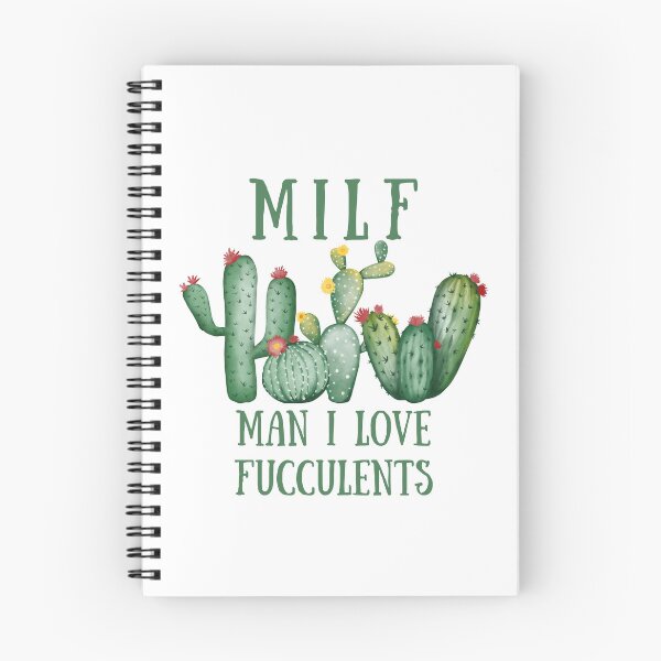 Item preview, MILF Man I Love Fucculents Succulent Lover Gift Funny Succulent Botanical Cactus designed and sold by CaitU.