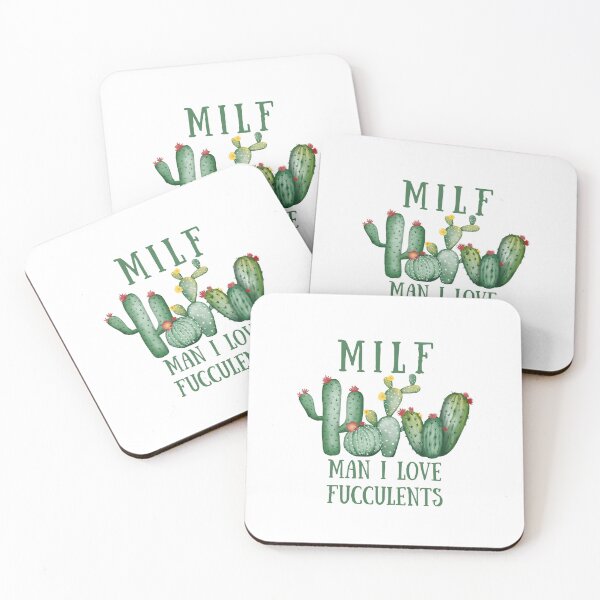 Item preview, MILF Man I Love Fucculents Succulent Lover Gift Funny Succulent Botanical Cactus designed and sold by CaitU.
