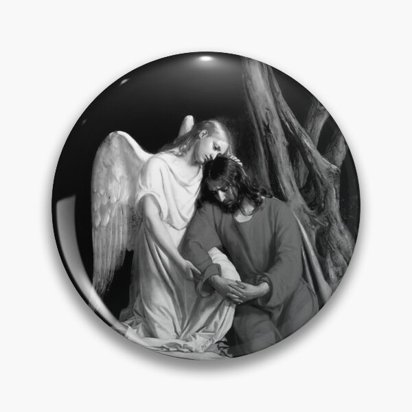 Item preview, Christ in the Garden of Gethsemane (Black and White) designed and sold by Skootaloo.