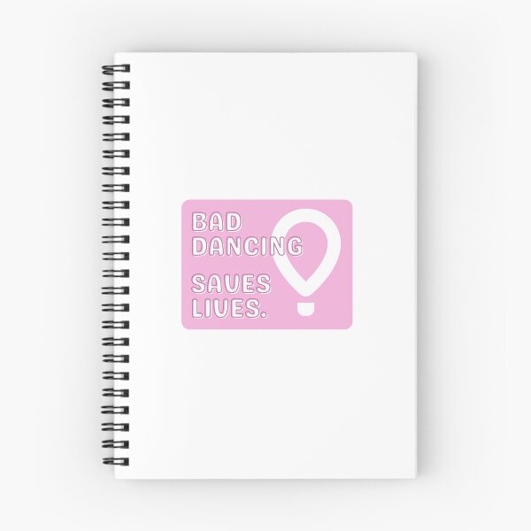 Item preview, Bad Dancing Saves Lives (pink) designed and sold by nikoolaidd.