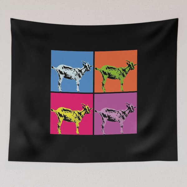 Item preview, Goat Pop Art Farming Farmer Farm Animal Goat designed and sold by bestshirtdesign.