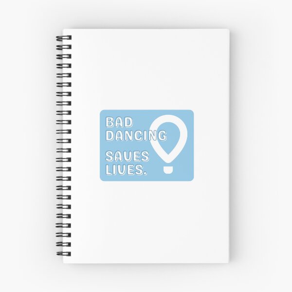 Item preview, Bad Dancing Saves Lives (blue) designed and sold by nikoolaidd.