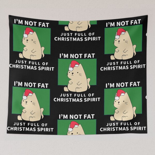 Item preview, Im not fat, just full of Christmas spirit  designed and sold by DawnPri7605597.