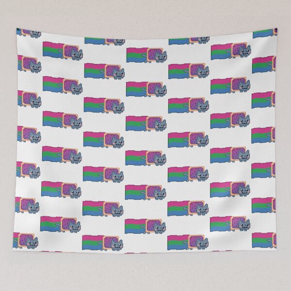 Item preview, Poptart Cat Polysexual Pride  designed and sold by MaggieWolff24.