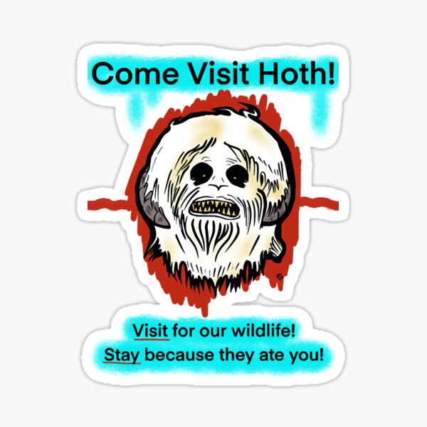 Vista previa del artículo con la obra «¡Vacaciones en Hoth!», diseñado y vendido por Kimberl4496494.