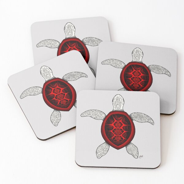 Item preview, Red and Black ZenTurtle designed and sold by GStouderArt.