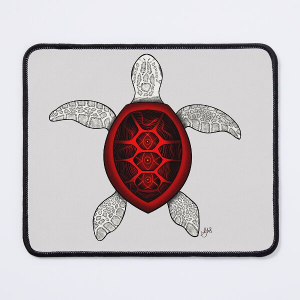 Item preview, Red and Black ZenTurtle designed and sold by GStouderArt.