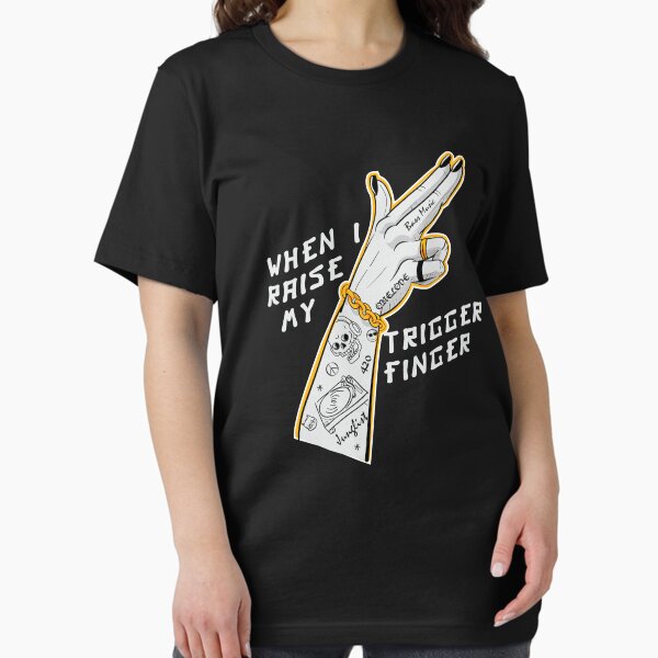 Item preview, When I Raise My Trigger Finger - Original Junglist Black Edition designed and sold by WULFLAND ARTS.