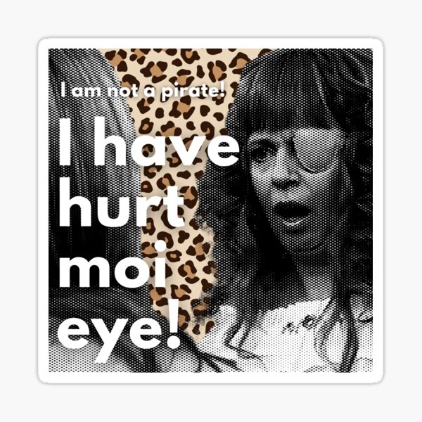Aperçu de l'œuvre Kath et Kim | Kim " Hurt Moi Eye " créée et vendue par alyceaccurso.