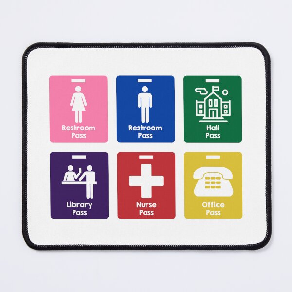 Item preview, Hall Passes for the Elementary Classroom designed and sold by pedrolealmkt.