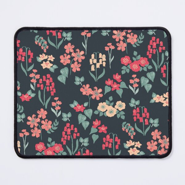 Item preview, Fields of Flowers Vintage Raspberry and Ink designed and sold by Cecilia Mok.