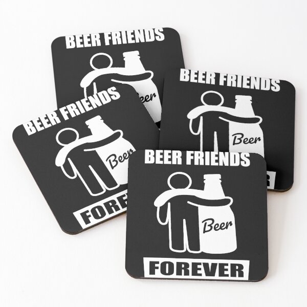 Artikelvorschau, Beer Friends Forever - Lustige Strichmännchen-Bierflasche Umarme mich entworfen und verkauft von HelenSuria.