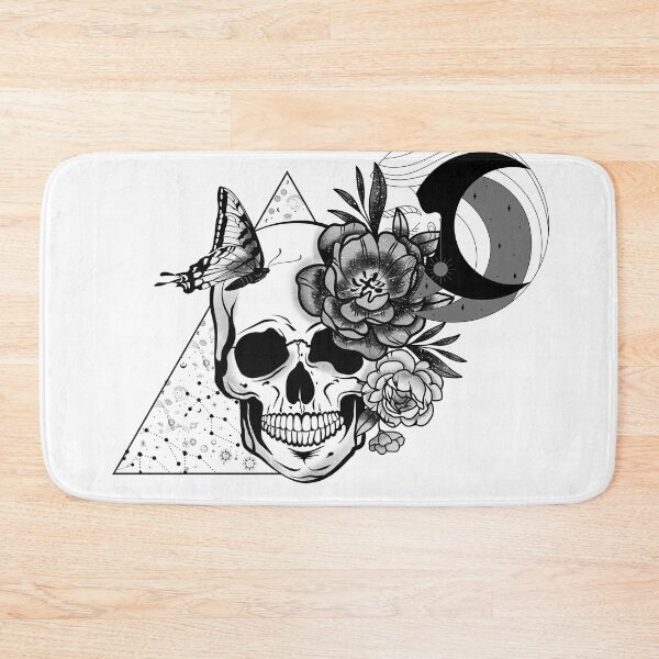 Item preview, Butterfly skull designed and sold by Hoetoons.