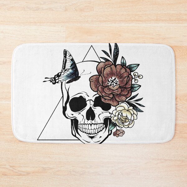 Item preview, butterfly skull designed and sold by Hoetoons.