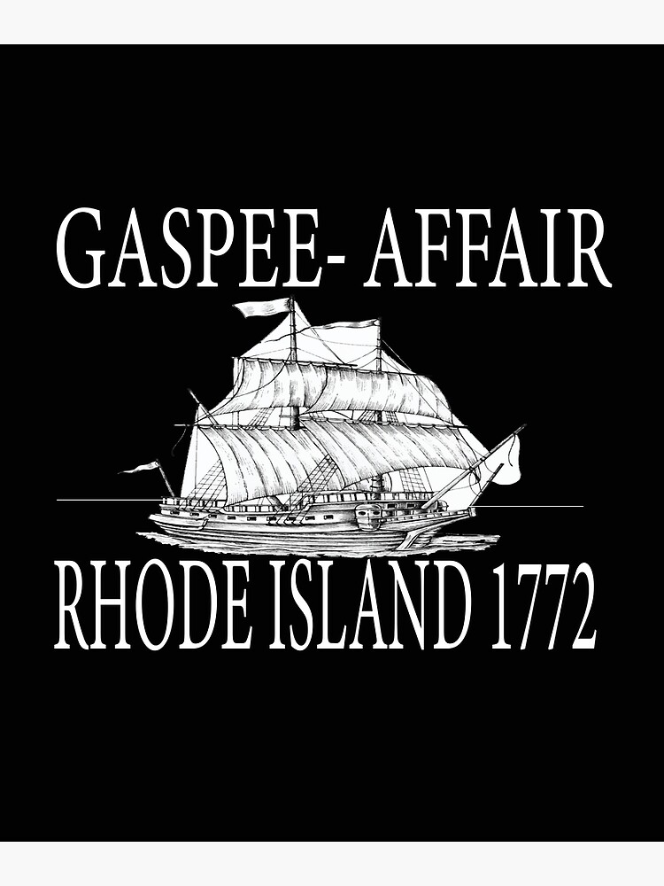 "Gaspee Affair Rhode Island 1772" Poster for Sale by ASSOUKI9 Redbubble