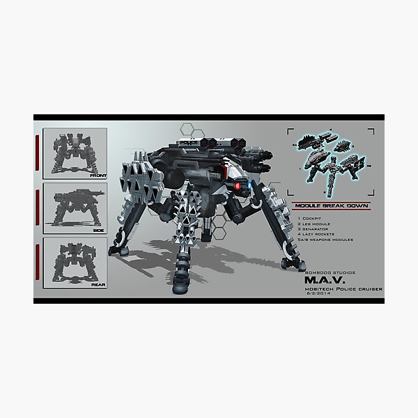 MobiTech Concept Art Photographic Print