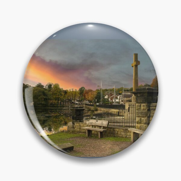 Item preview, Sunset At Newmillerdam War Memorial  designed and sold by Alisonchambers2.
