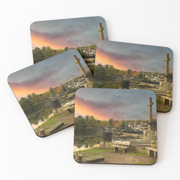 Item preview, Sunset At Newmillerdam War Memorial designed and sold by Alisonchambers2.