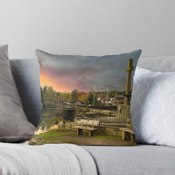 Item preview, Sunset At Newmillerdam War Memorial  designed and sold by Alisonchambers2.