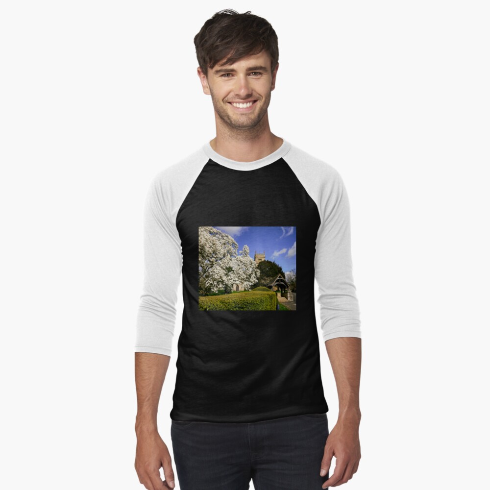 Item preview, Baseball ¾ Sleeve T-Shirt designed and sold by ScenicViewPics.