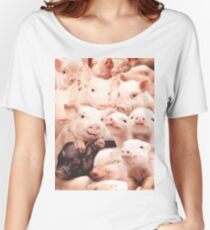 Pigs Women's Relaxed Fit T-Shirt