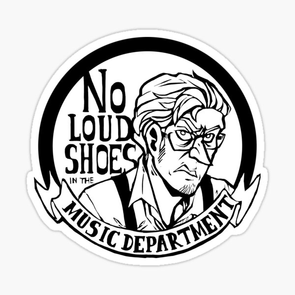 No Loud Shoes v.2 Sticker