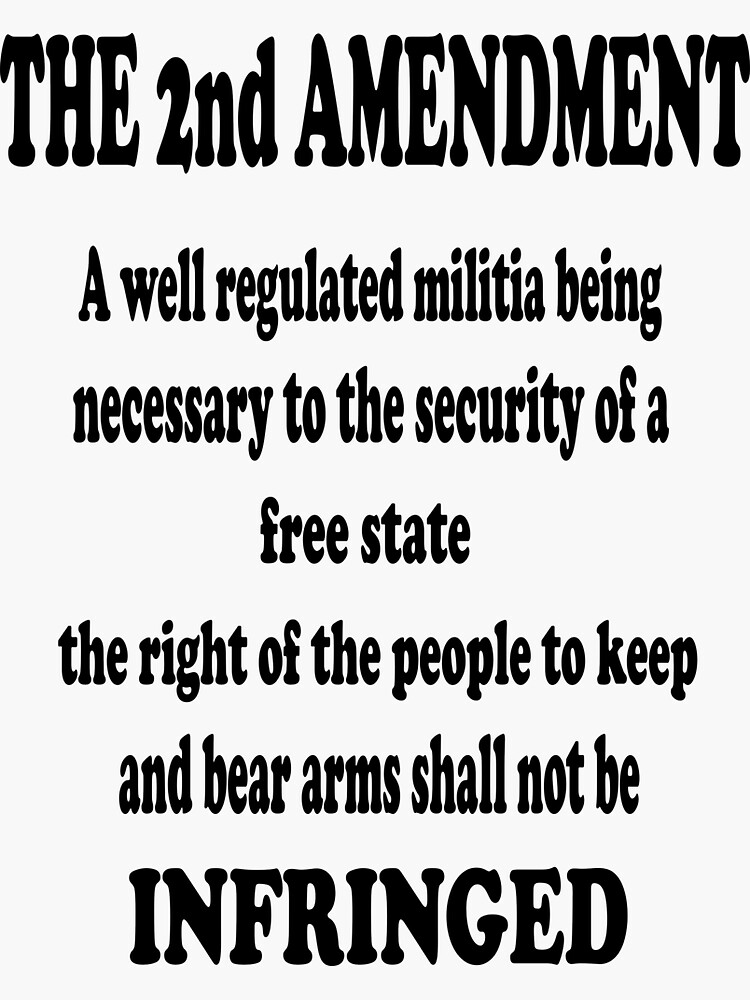 "american second amendment rights" Sticker for Sale by hokulau53 ...