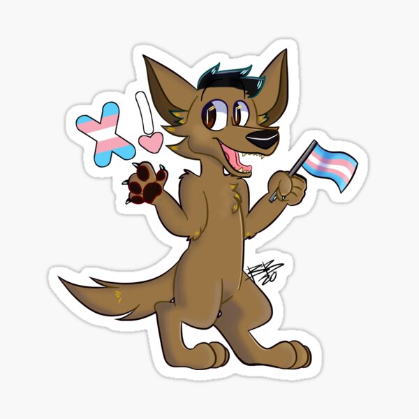 Trans underwear sticker - Grion FursuitUP's Ko-fi Shop