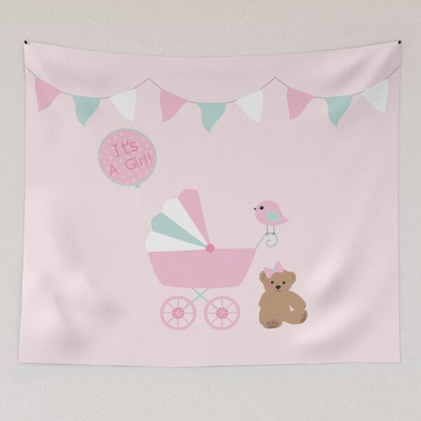Item preview, Its a Girl Baby Pram designed and sold by StudioShine.